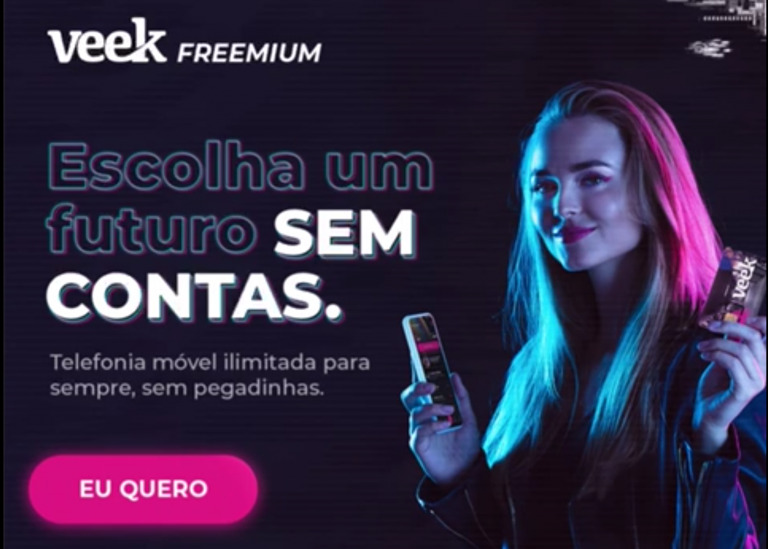 Veek cria primeiro serviço gratuito de telefonia celular do Brasil