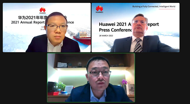 Huawei reduz receita em 2021, mas lucro avança