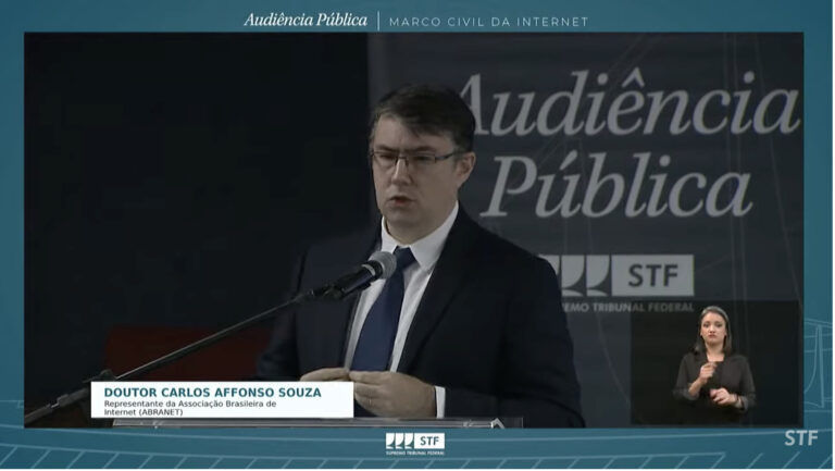 Abranet defende constitucionalidade do art. 19 do Marco Civil da Internet, em audiência no STF