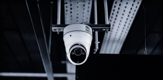 Câmera de monitoramento de segurança