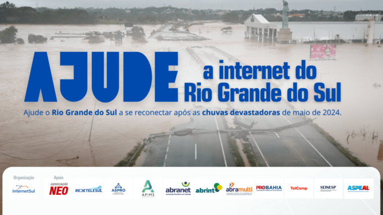 Campanha visa recuperação da rede de Internet no Rio Grande do Sul