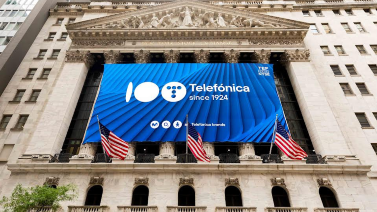 Na Bolsa de Nova York, Telefónica comemora centenário